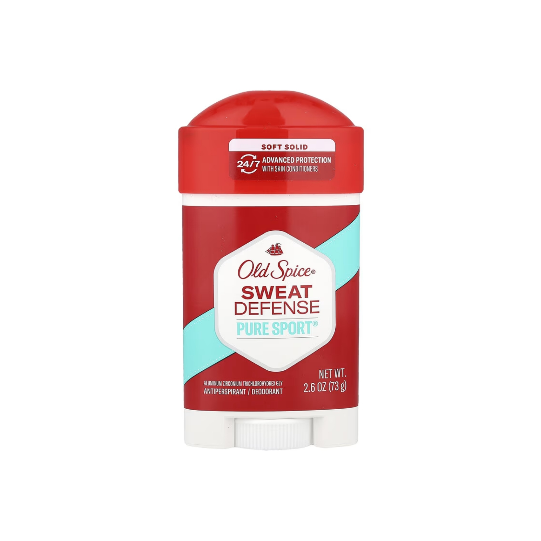 Old Spice Sweat Defense Antiperspirant Deodorant Soft Solid Pure Sport 73G